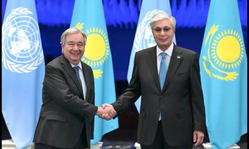 Мемлекет басшысы БҰҰ Бас хатшысы Антониу Гутерришпен келіссөз жүргізді
