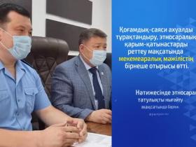 Сайрам ауданындағы этносаралық татулықты сақтау - басты міндет