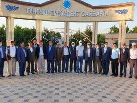 Шардаралық ардагерлер Түркістанды тамашалады