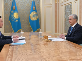 Президент Жоғарғы сот төрағасы Асламбек Мерғалиевті қабылдады