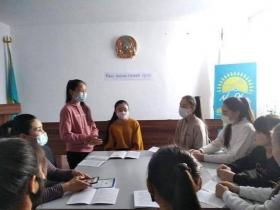 Бәйдібекте тәрбиелік мәні зор кездесулер өтуде