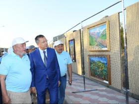 Облыс әкімінің бастамасымен суретшілер пленэрі өтті