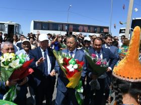 Облыс әкімі Түркістанның жаңа дәуірі басталғанын айтты