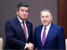 Елбасы Қырғыз Республикасының Президентімен кездесті