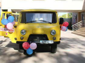 Шымкенттегі әлеуметтік орталық жаңа  автокөлікпен қамтылды