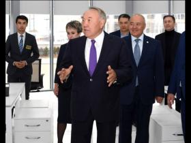Елбасы Түркістандағы «Алатау» медиаорталығында болды
