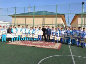 Чемпиондарға құрмет көрсетілді