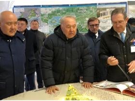 Тұңғыш Президент-Елбасы Нұрсұлтан Назарбаев Түркістанға келді