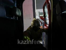 Ақмолада екі адам үйімен бірге жанып кетті