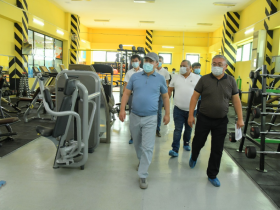 Қала әкімі орталық су спорт кешеніне барды