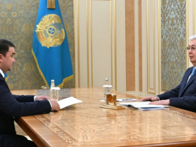 Президент Түркістан облысының әкімін қабылдады